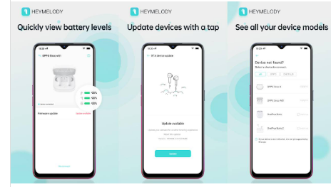 OnePlus HeyMelody应用程序可在任何手机上更新OnePlus和OPPO耳塞