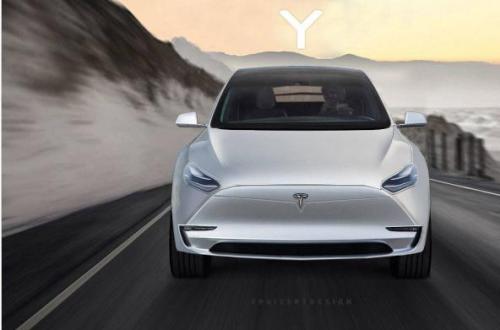 特斯拉官方首次发布了Model Y的官方宣传图和Model 3极像