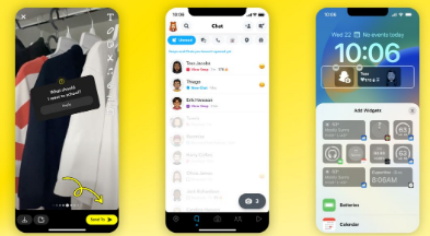 iOS 16上的Snapchat获得新的锁屏小部件聊天快捷方式等