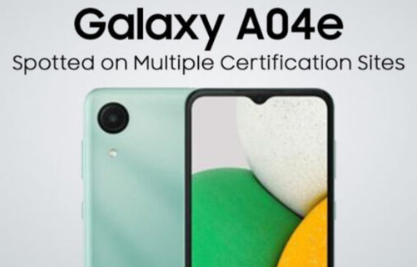 三星将发布GalaxyA04e智能手机这是A04系列的新版本