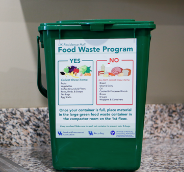 UK Recycling 继续在 University Flats 开展食物垃圾计划