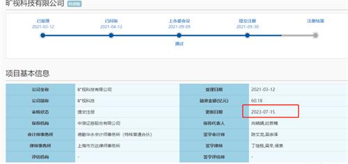 旷视科技恢复上市发行注册程序 蚂蚁集团为第一大股东