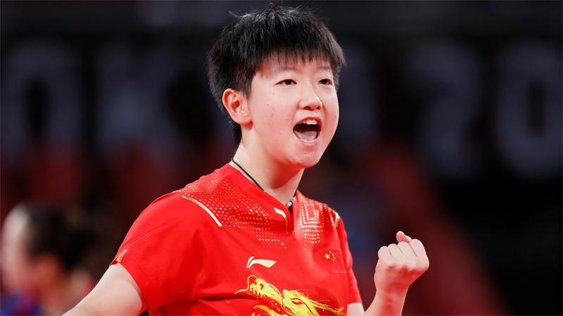 孙颖莎力挫韩国对手申裕斌，杀入杭州亚运会乒乓球女单决赛