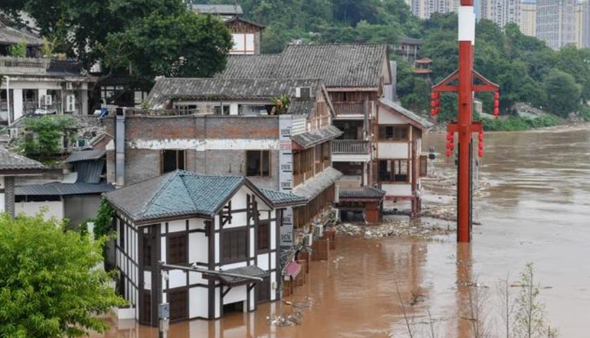 重庆磁器口数十商户遭受洪水侵袭：重庆当局辟谣澄清不实信息